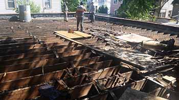 flat roof removal