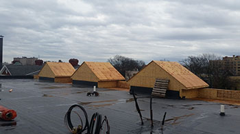 new roof installation